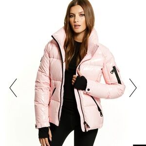 SAM. Light Pink Puffer Jacket